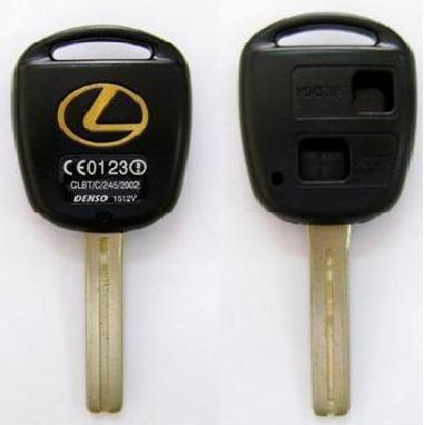 Two buttons lexus key es350 gs450h gx470 rx350 rx450h short blade key
