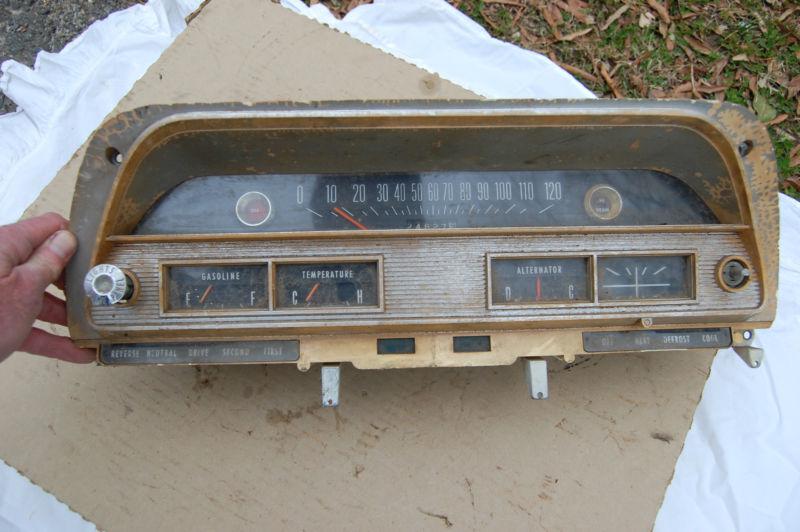 Mopar  1963 dodge b body dash cluster