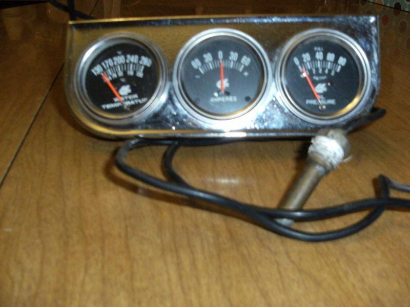 Rat rod water temp amperes oil pressure