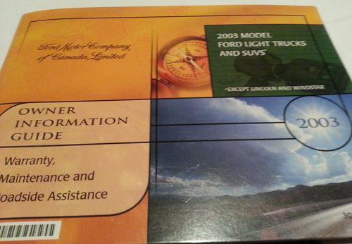 2003 Ford Expedition owners manual, US $13.93, image 2