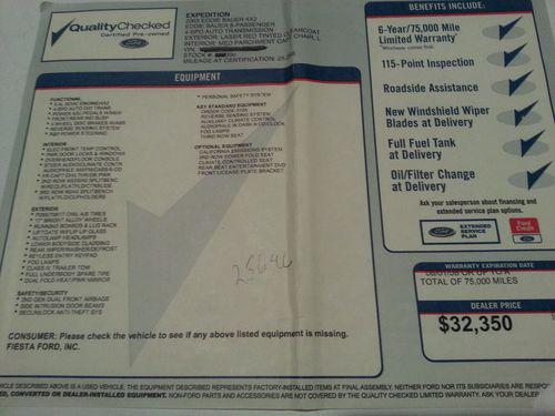 2003 Ford Expedition owners manual, US $13.93, image 4