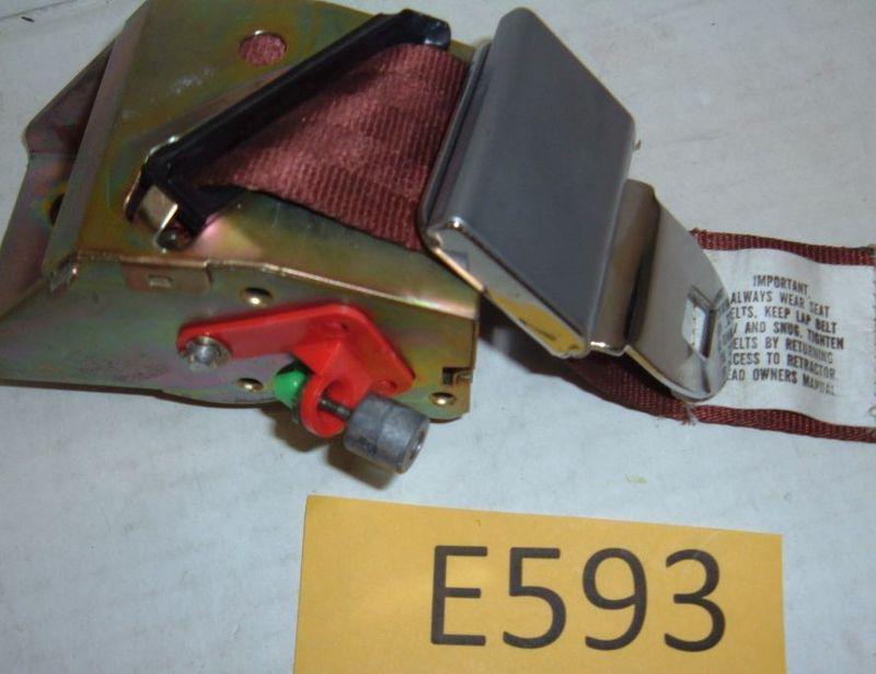 Buy Corvette Drivers Seat Belt Assembly 1978 GM Part 475445 NOS E593