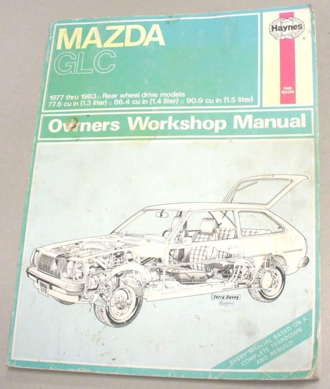 Haynes owner’s workshop manual mazda glc 1977-1983