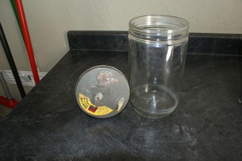 1953 Buick Super Windshield Wiper Washer Jar Glass Bottle and Pump, US $10.00, image 6