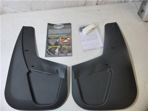 Husky liners 56731 custom fit molded thermoplastic front mudguard models pack 2