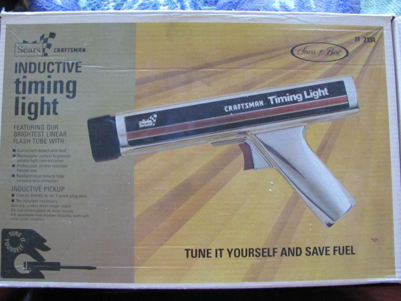 Sears best, craftsman inductive timing light 28 2134