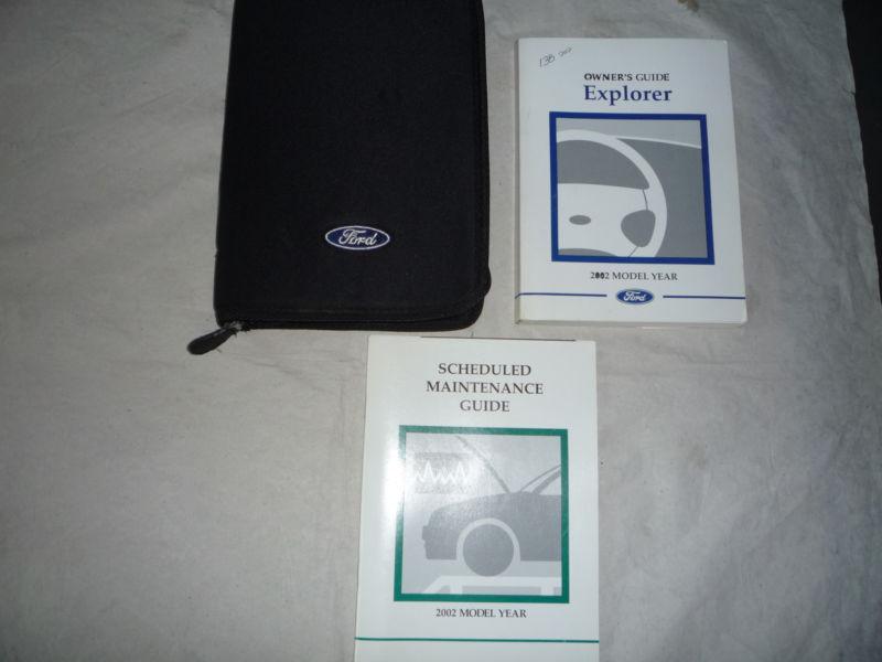 Buy 2002 FORD EXPLORER OWNER’S MANUAL SET in Wilbraham, Massachusetts