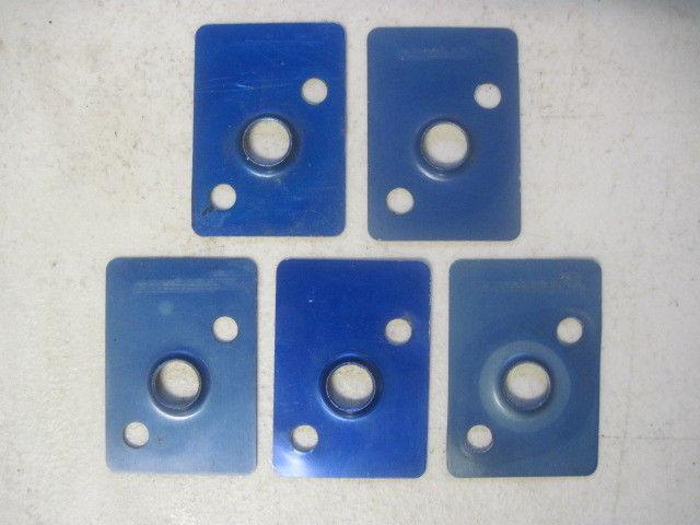 Lot of 5 ikf horstman blue restrictor plates .425 for flathead go kart racing