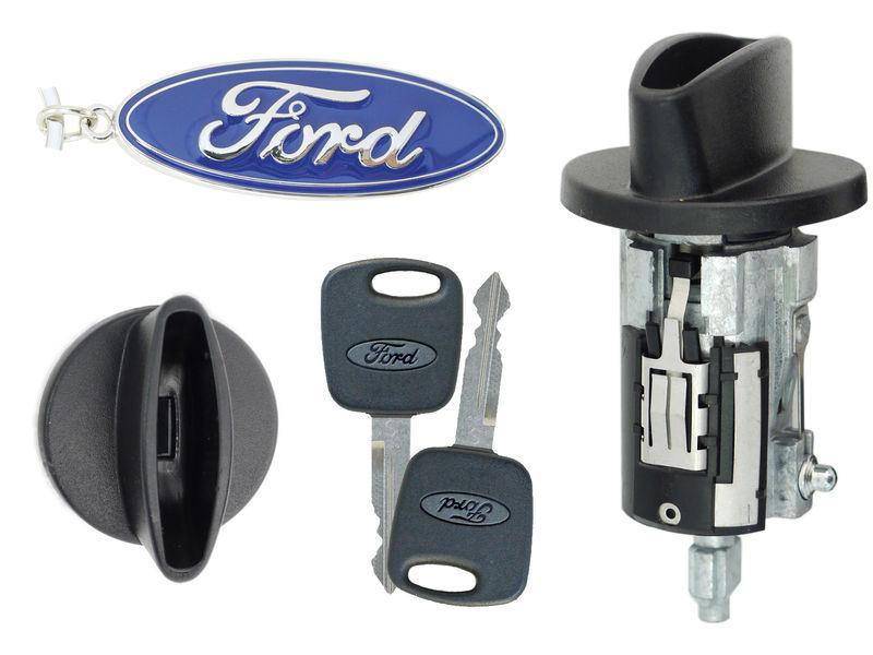 Ford excursion ignition cylinder with 2 transponder keys & keychain '00 thru '05