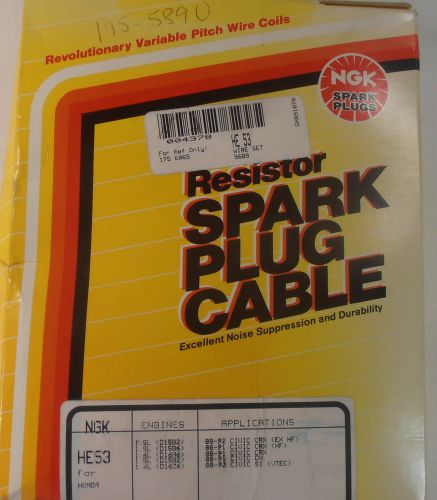 Ngk he53 (9689)  resistor spark plug cable / honda