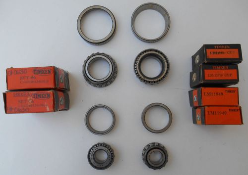 A new set of 4 timken front wheel bearing made in usa a2 a6 new old stock