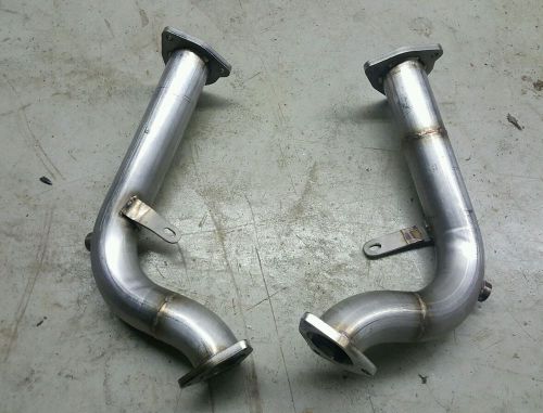 Audi cat delete test pipes 3.0t audi b8 s4 s5 q5 sq5 a6 a7 stainless 28 whp gain