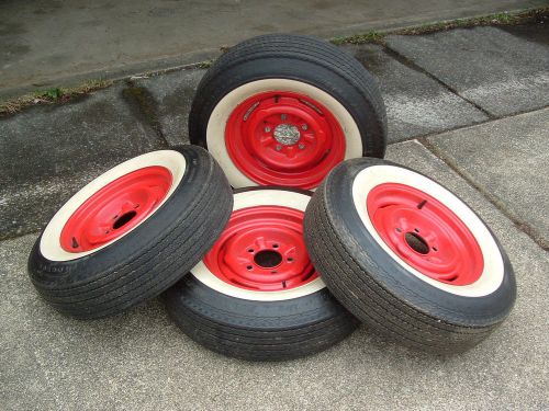 49-51 mercury wheels wsw tires g78x15&#034;,qty 4,5lug 5 1/2&#034;bc,ratrod,leadsled,ford