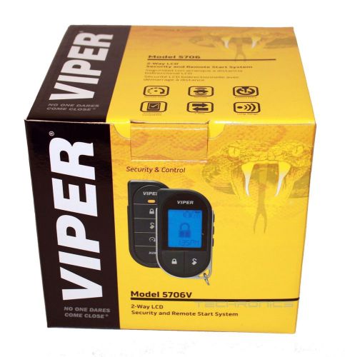 Viper 5706v 2 way car vehicle security alarm remote start keyless entry system