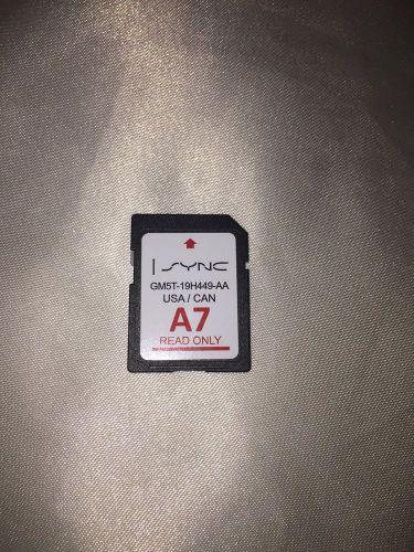 Ford a7 sd navigation card