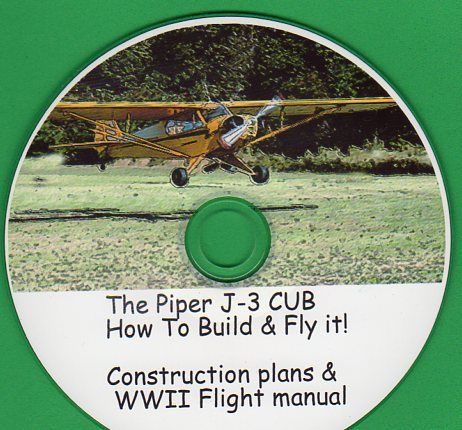 The piper cub j-3 how to build &amp; fly it plans &amp; manuals