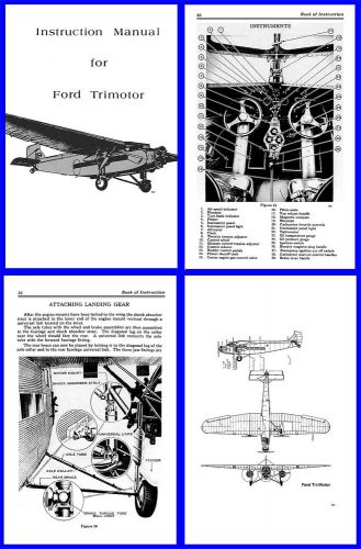 Ford trimotor operation &amp; maintenance manual on cd
