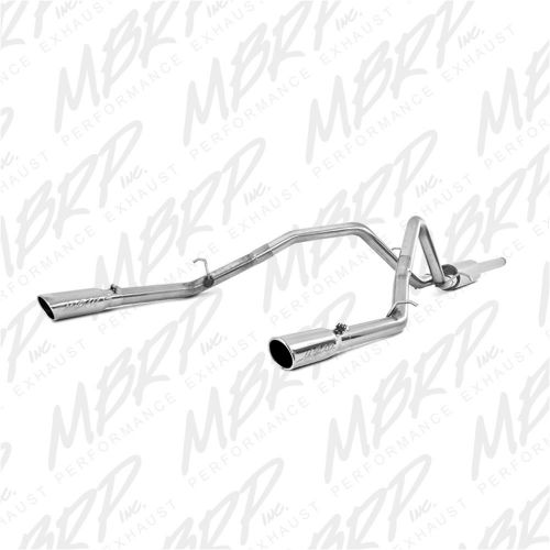 Mbrp exhaust s5084409 xp series; cat back dual split rear exit exhaust system
