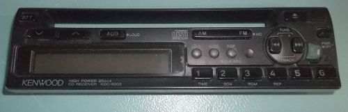 Kenwood am-fm cd receiver detachable faceplate kdc-5003