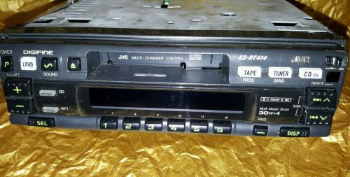 Jvc ks-rt414 multi cd changer receiver  cassette player am fm radio stero