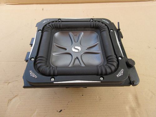 02 bmw m3 e46 convertible kicker s8l72 8" solo-baric square subwoofer sub
