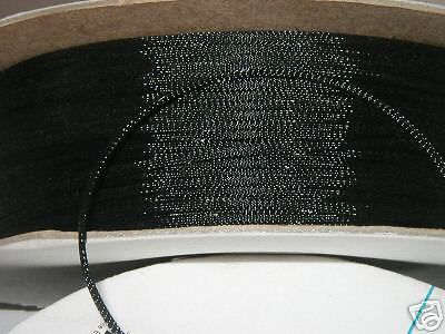 1/8 braided expandable  sleeving audiopipe 25ft black