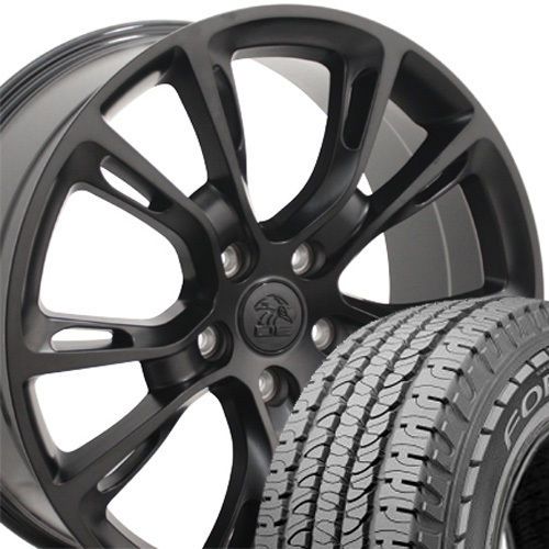 Buy 20" Fits Jeep Grand Cherokee Wheels Goodyear Tires Matte Black Rims