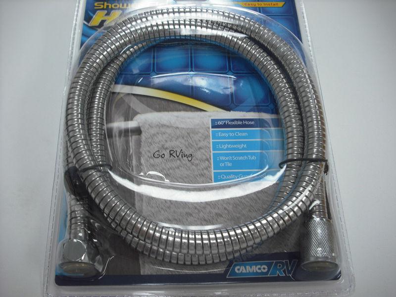 Rv - motorhome flexible shower hose - chrome color -  standard  60" length 