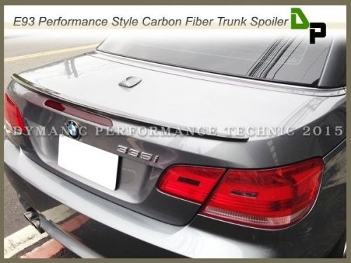 Carbon fiber p style trunk spoiler wing for bmw e93 328i 335i convertible 07-13