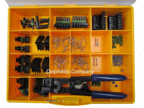 Delphi weatherpack kit 155 pcs w/ 12014254 pro tool
