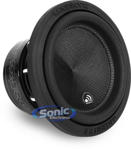 2) massive audio torox-104 1200w rms 10" toro x series dual 4-ohm car subwoofers