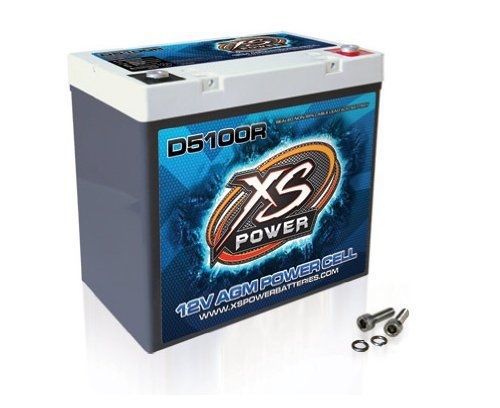 Xs power d5100r xs series 12v 3,100 amp agm high output battery with m6 terminal