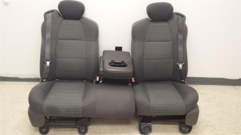 1998 1999 2000 2001 2002 2003 2004 ford f-150 f150 front grey cloth front seats