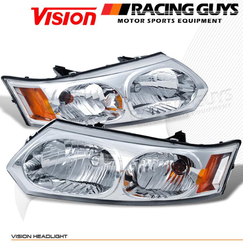 Buy CHROME STYLE LOOK HEADLIGHTS VISION 4DOORS EURO CLEAR LEFT+RIGHT