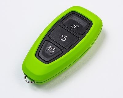 Agency power ap-key-12609 lime green plastic key fob protection cased remote key