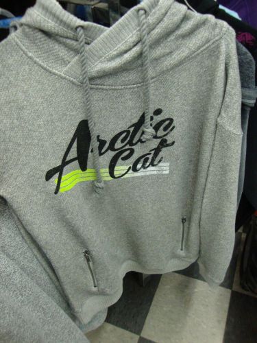 Brand new women's arctic cat sweatshirt ~ gray ~ large ~ 5273-744