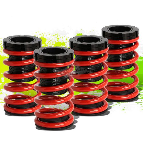 For 01-05 civic em2 es front+rear racing coilover 1-3"lowering coil spring red