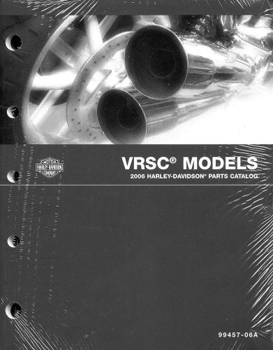 2006 harley-davidson vrsc v-rod parts catalog manual -new-vrsca-vrscd-street rod