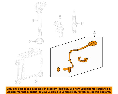 Honda oem 06-09 s2000-engine crankshaft position sensor 37500pzx003