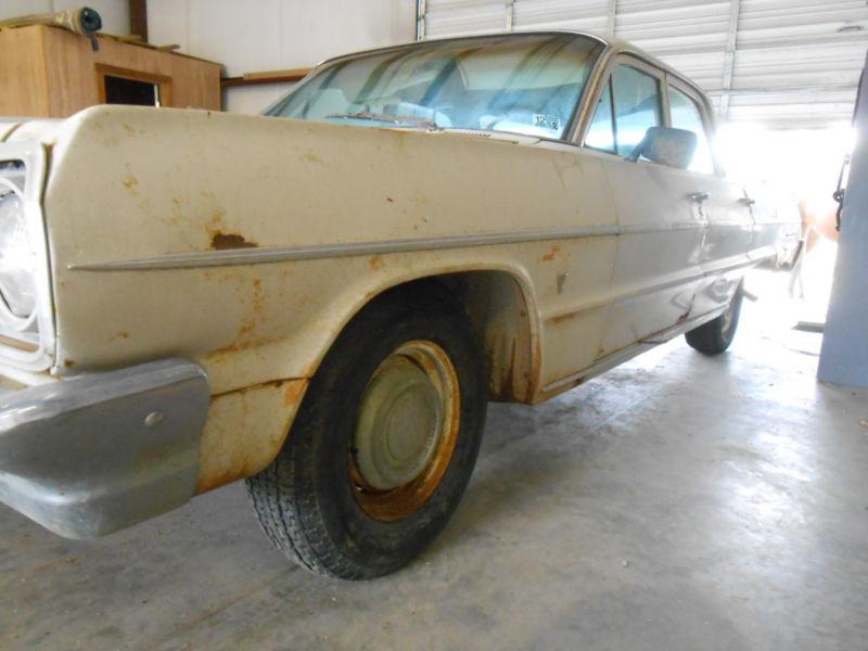 1964 chevrolet bel air w/ rebuilt 283, easy restoration candidate