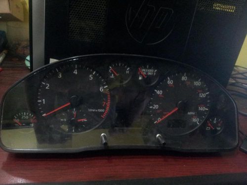 Audi audi a4 speedometer (cluster), w/information display, mph 99