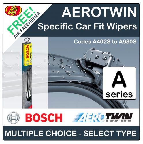 Bosch specific car fit aerotwin front wiper blades (2)  full range a402s &gt; a980s