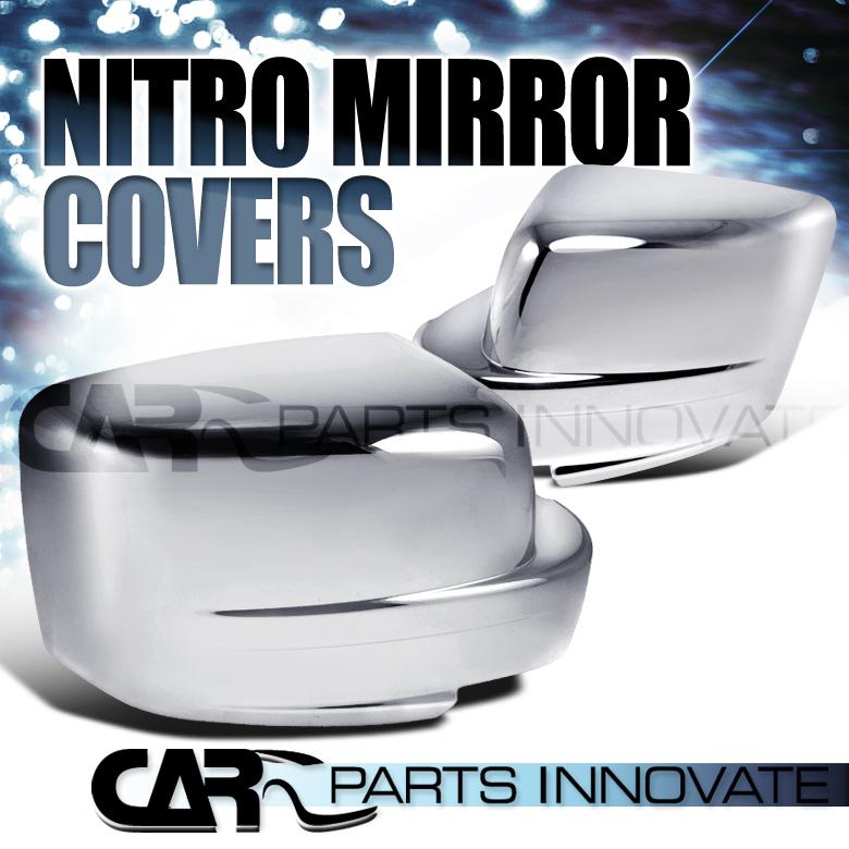 Buy DODGE NITRO JEEP PATRIOT LIBERTY SIDE MIRROR COVER TRIM CHROME in