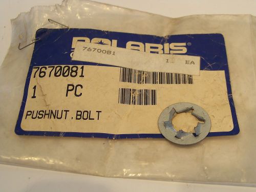 Nos polaris 7670081 rear wheel bolt push nut 350l 400l sportsman magnum xpress