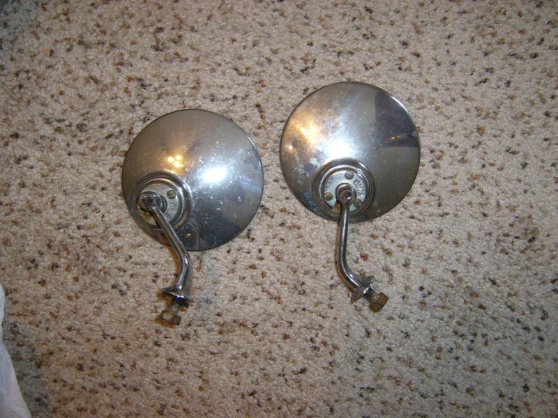Vintage  pair lucas  car mirrors made in england 