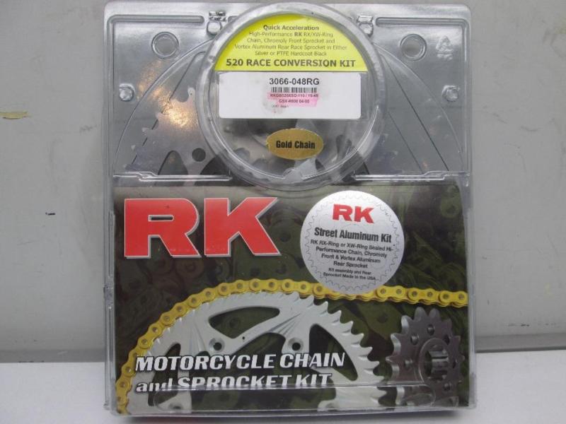 Buy RK Chain & Sprocket Kit Race Conversion SUZUKI GSX R600 in Benicia