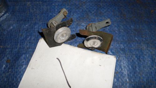 Original 64 65 66 67 68 mustang cougar rh lh door lock cylinders w/mount clips !