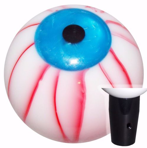 Blue eyeball non threaded shift knob blk kit u.s. made