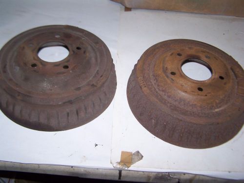 Pair of oem 1965/1970 pontiac full size rear brake drums, 5 on 5