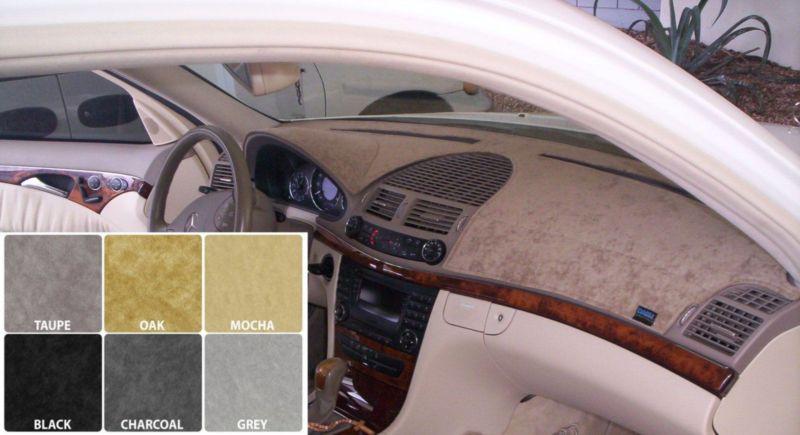 Custom faux suede  dash cover for  chevy  to match seat covers floor mats 